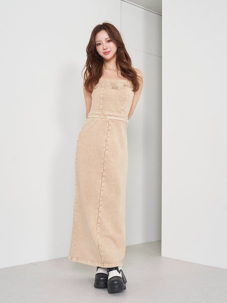 Sweat bear long dress
