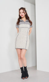 モデル：158cm（着用サイズ：FREE　着用カラー：GRY）