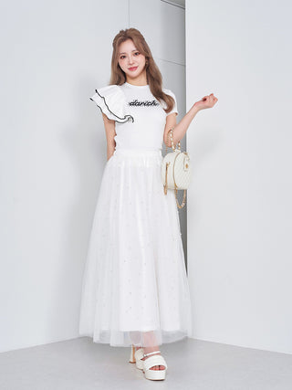 モデル：158cm（着用サイズ：FREE　着用カラー：WHT）