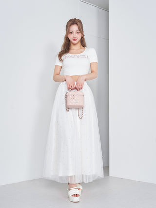 モデル：155cm（着用サイズ：FREE　着用カラー：WHT）