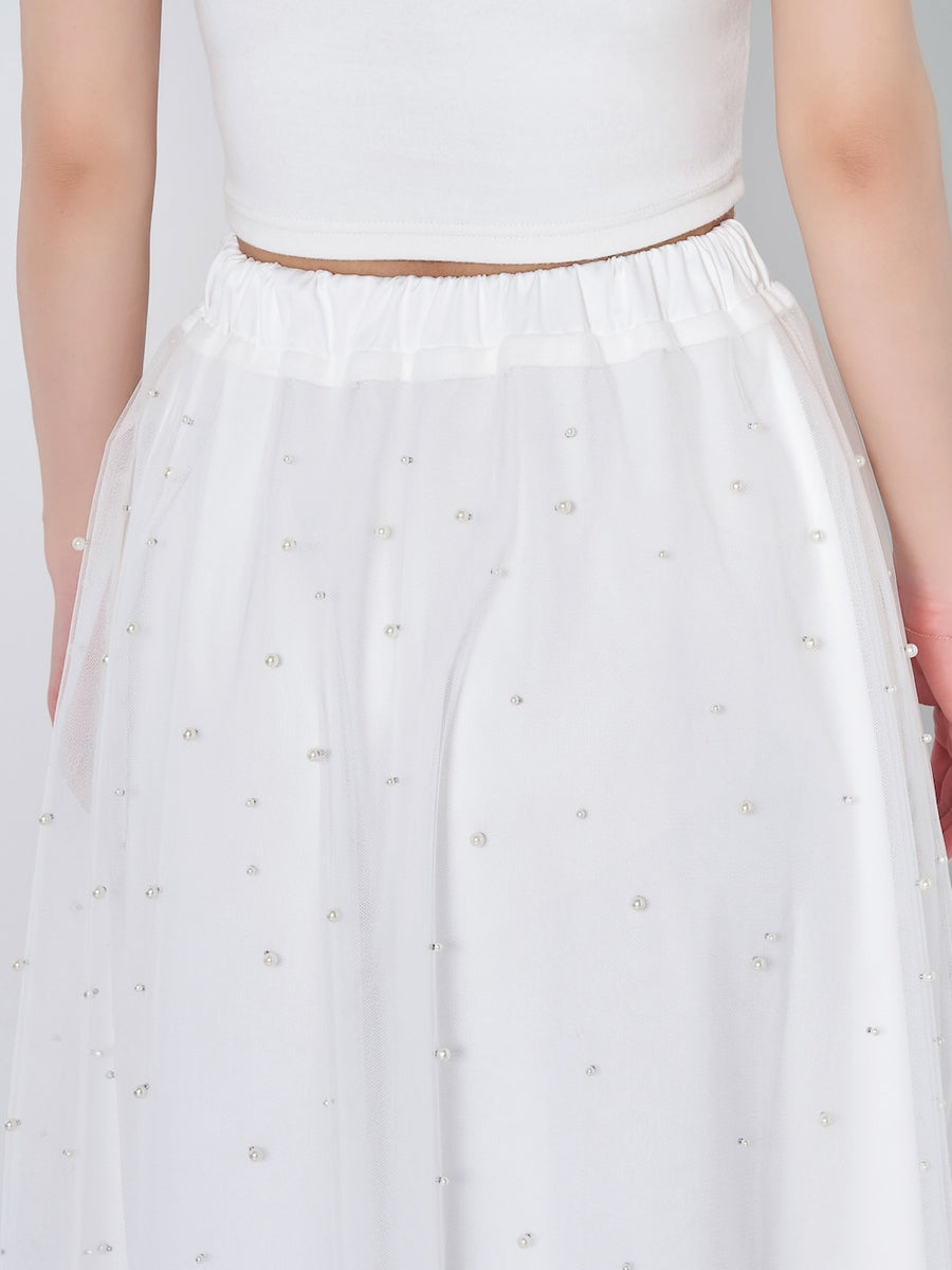 モデル：158cm（着用サイズ：FREE　着用カラー：WHT）
