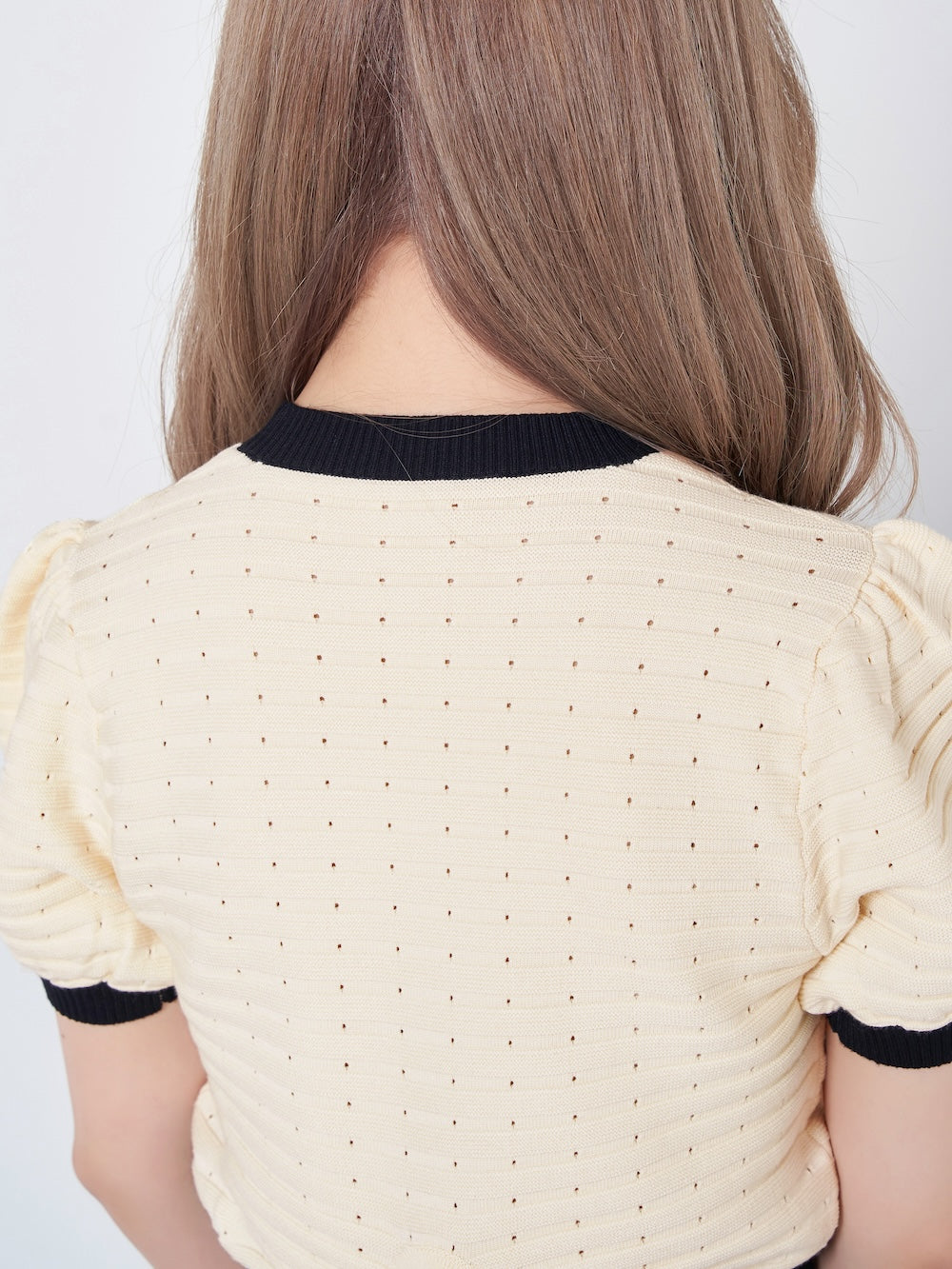 モデル：158cm（着用サイズ：FREE　着用カラー：IVO）