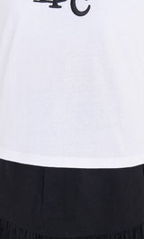 モデル：158cm（着用サイズ：FREE　着用カラー：WHT）