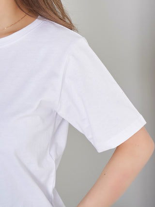 モデル：158cm（着用サイズ：FREE　着用カラー：WHT）