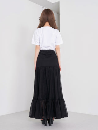 モデル：158cm（着用サイズ：FREE　着用カラー：WHT）