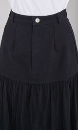 モデル：163cm（着用サイズ：FREE　着用カラー：BLK）