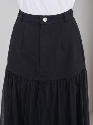 モデル：163cm（着用サイズ：FREE　着用カラー：BLK）
