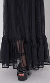 モデル：163cm（着用サイズ：FREE　着用カラー：BLK）