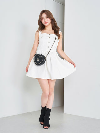 モデル：158cm（着用サイズ：FREE　着用カラー：WHT）