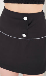 モデル：158cm（着用サイズ：S　着用カラー：BLK）