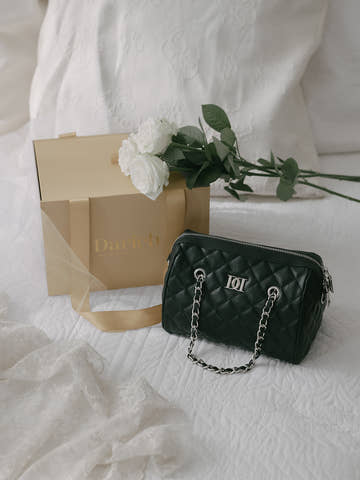 [Novelty] Quilted Mini Boston Bag