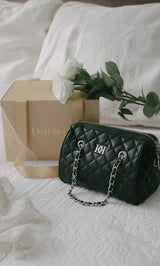[Novelty] Quilted Mini Boston Bag
