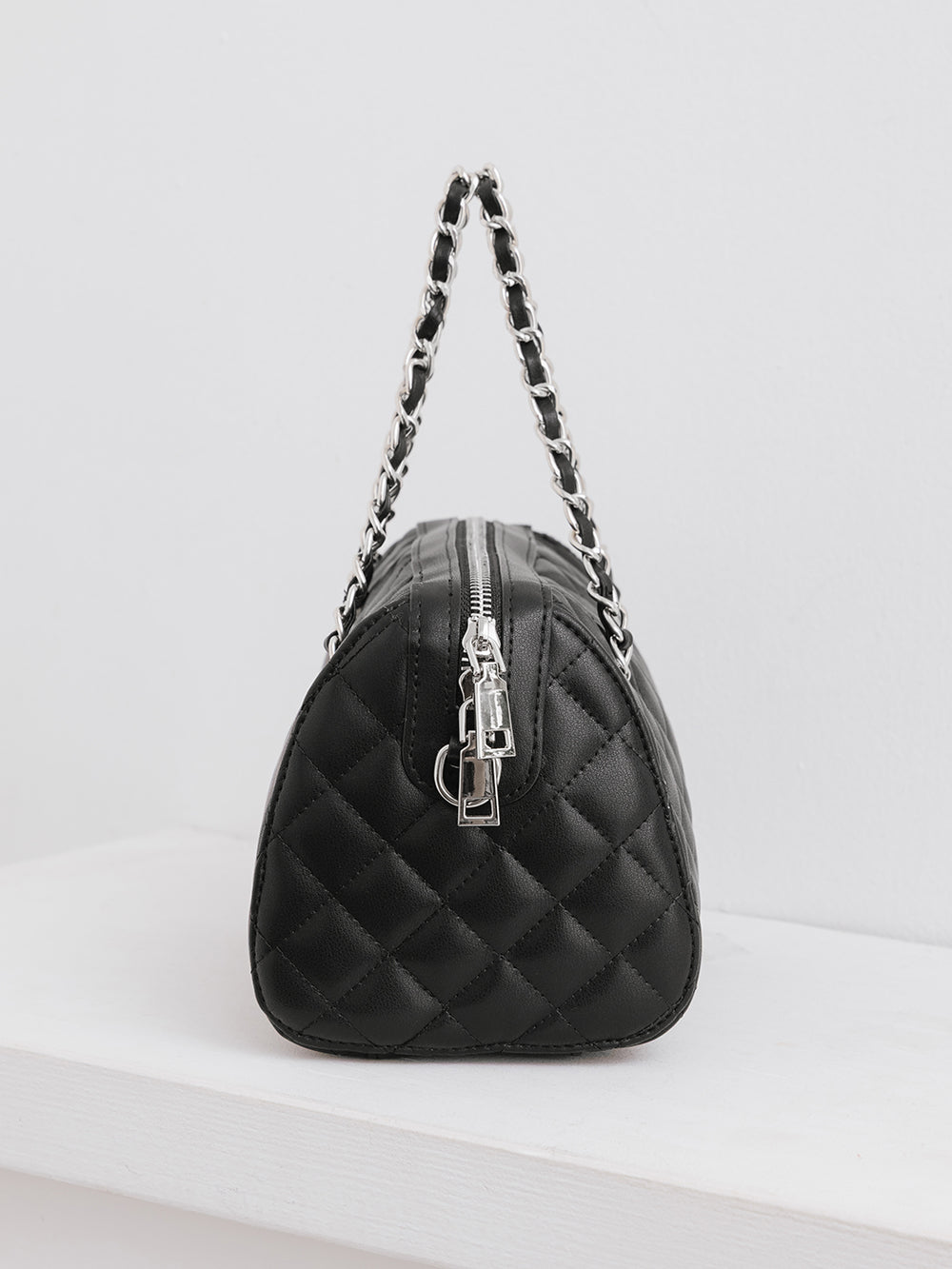 [Novelty] Quilted Mini Boston Bag