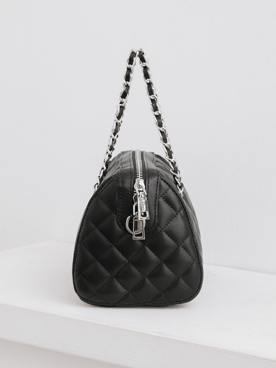 [Novelty] Quilted Mini Boston Bag