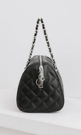 [Novelty] Quilted Mini Boston Bag
