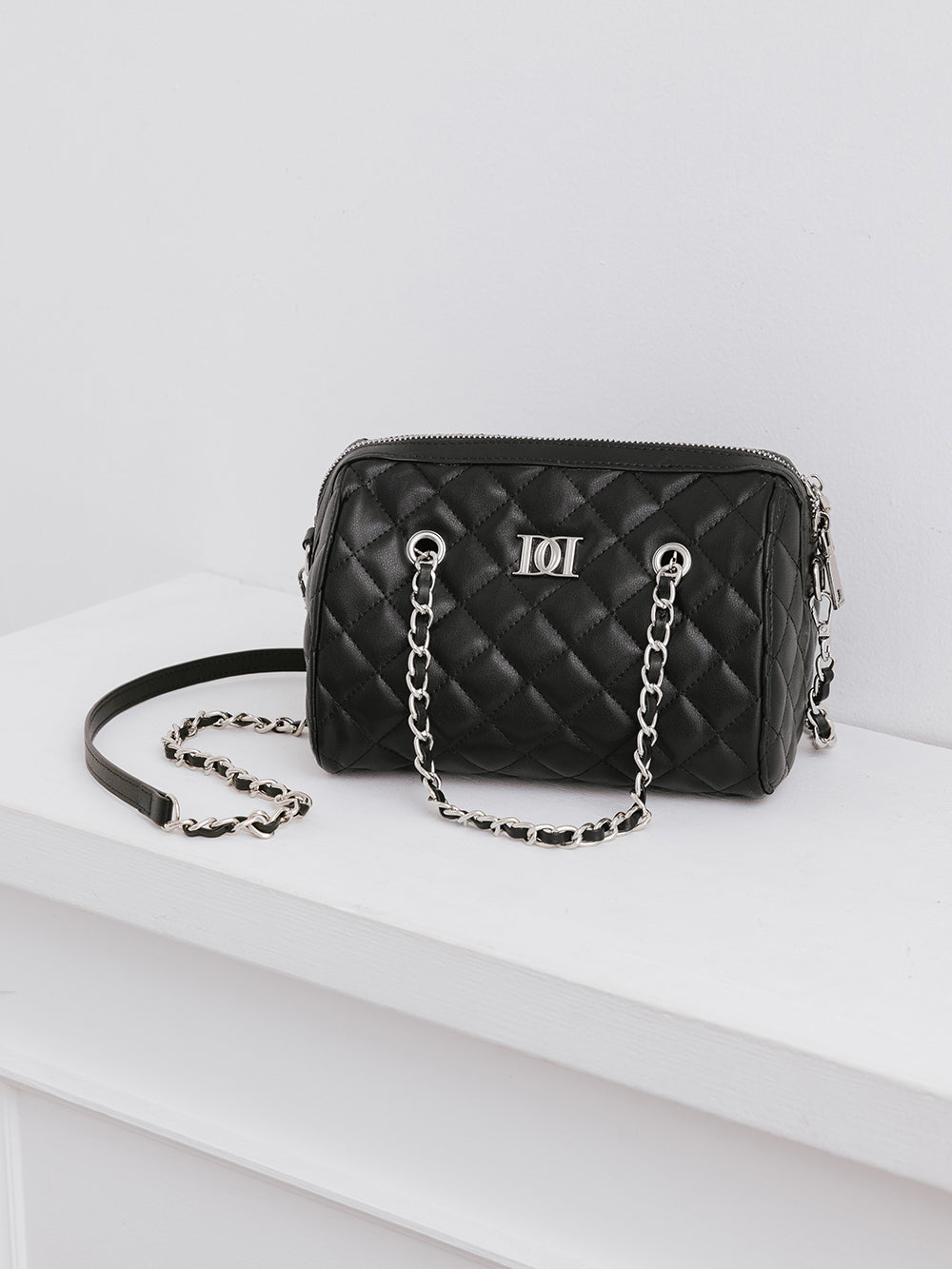 [Novelty] Quilted Mini Boston Bag
