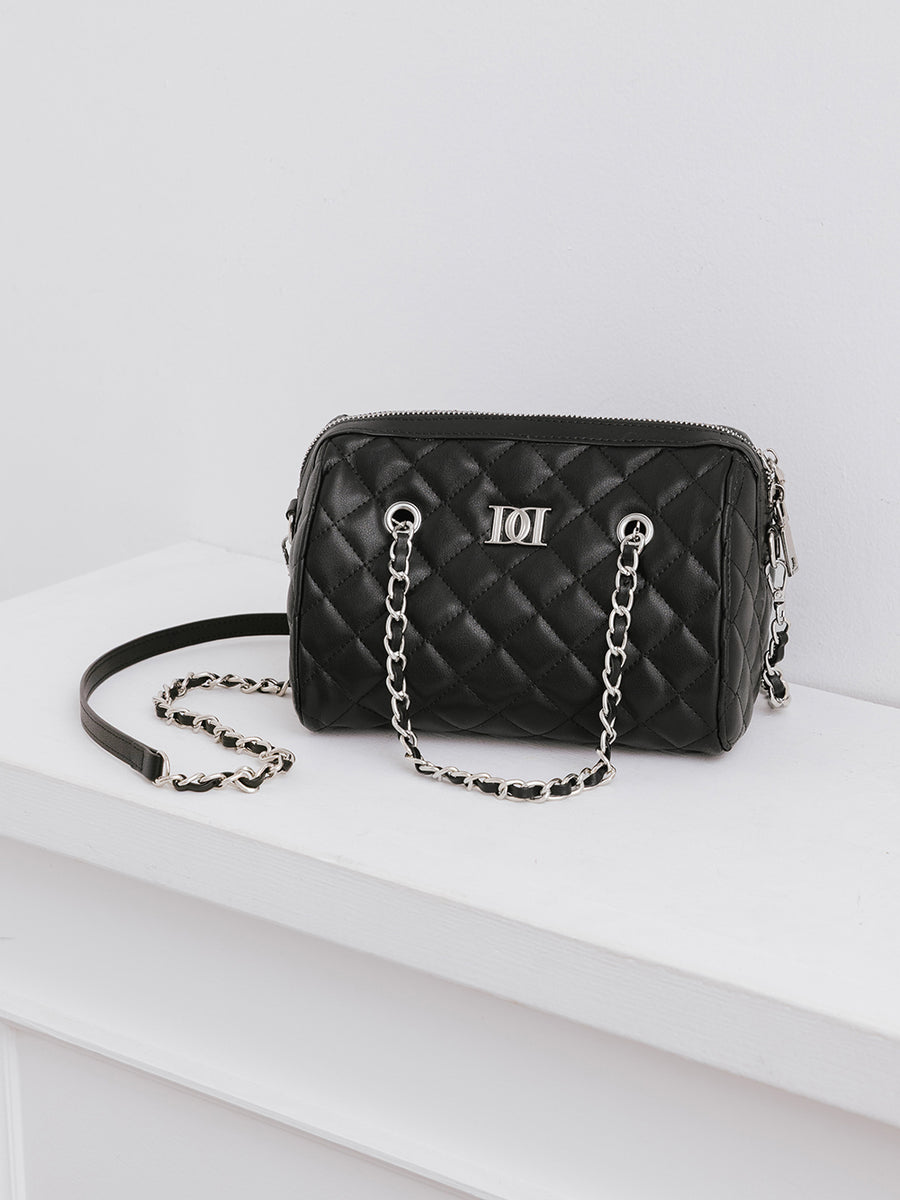 [Novelty] Quilted Mini Boston Bag