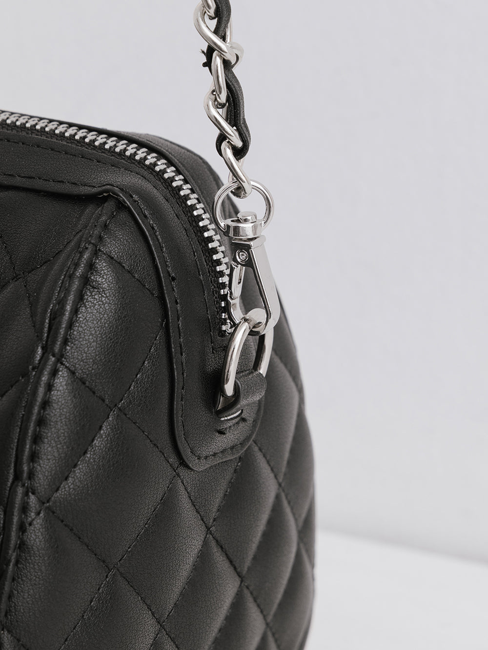 [Novelty] Quilted Mini Boston Bag