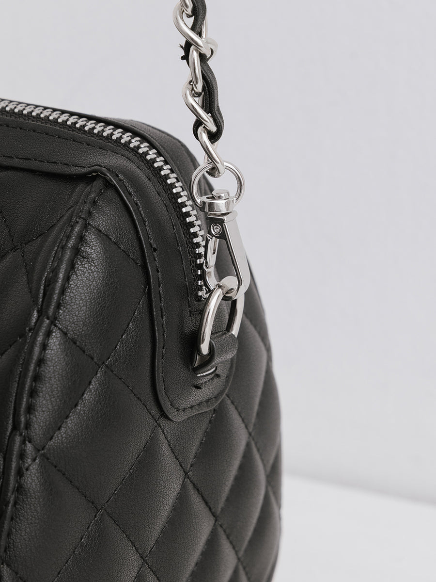 [Novelty] Quilted Mini Boston Bag