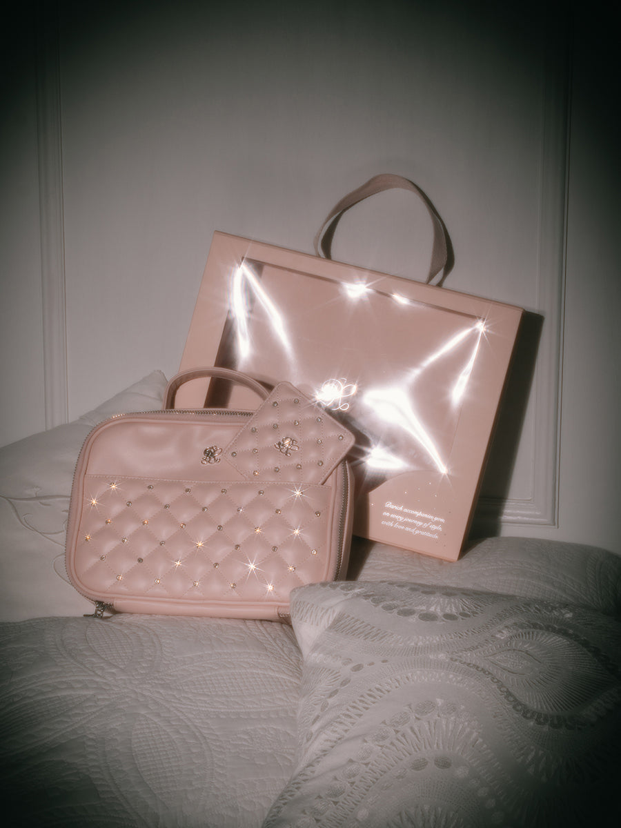 【Novelty】Signature DR Quilted Vanity & Hand Mirror
