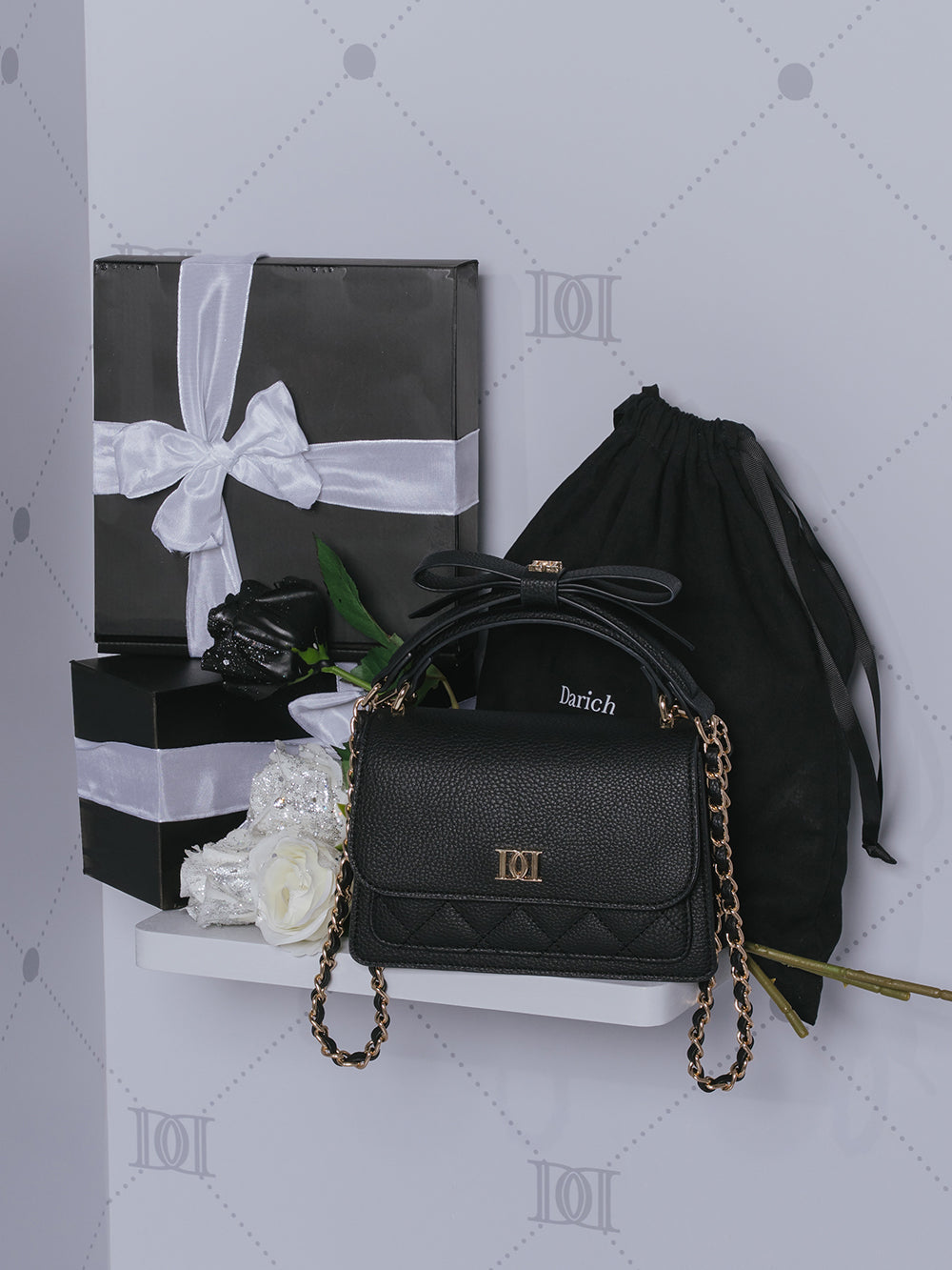 【Novelty】2-Way Flap Square Bag
