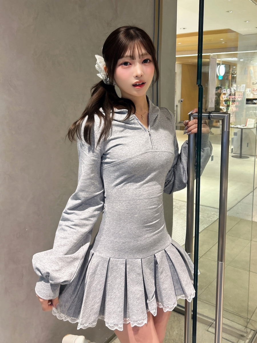 モデル：162cm（着用サイズ：FREE　着用カラー：GRY）