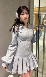 モデル：162cm（着用サイズ：FREE　着用カラー：GRY）