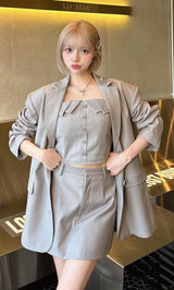 モデル：155cm（着用サイズ：FREE　着用カラー：GRY）