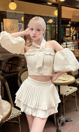 モデル：155cm（着用サイズ：FREE　着用カラー：WHT）