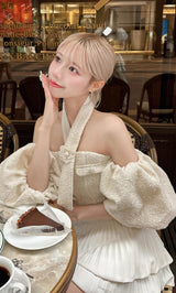 モデル：155cm（着用サイズ：FREE　着用カラー：WHT）