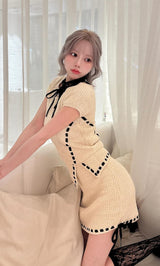 モデル：155cm（着用サイズ：FREE　着用カラー：IVO）