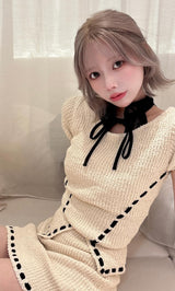 モデル：155cm（着用サイズ：FREE　着用カラー：IVO）