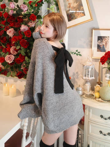 モデル：155cm（着用サイズ：FREE　着用カラー：GRY）