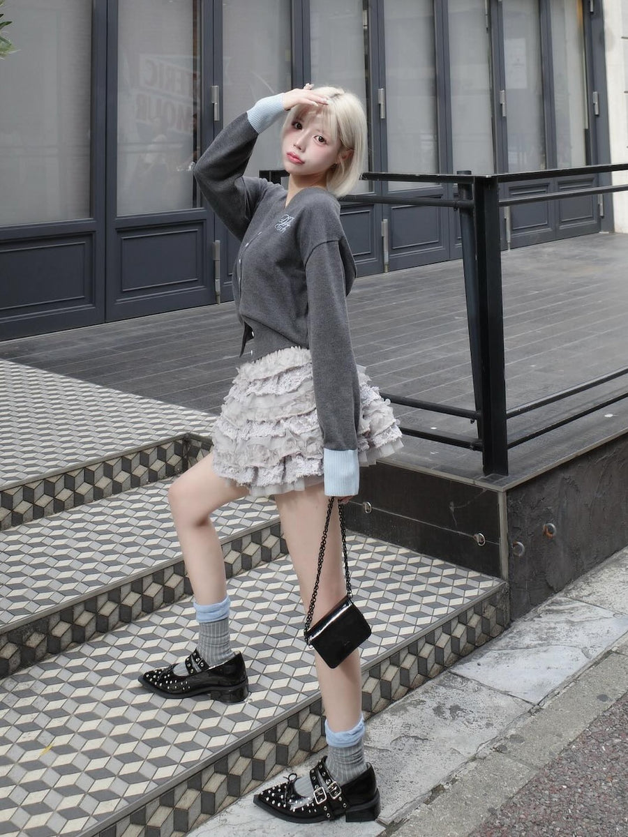 モデル：155cm（着用サイズ：FREE　着用カラー：GRY）