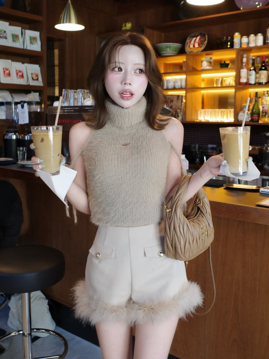 モデル：155cm（着用サイズ：S　着用カラー：BEG）