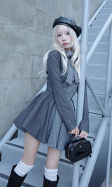 モデル：155cm（着用サイズ：FREE　着用カラー：GRY）