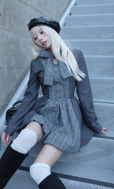 モデル：155cm（着用サイズ：FREE　着用カラー：GRY）