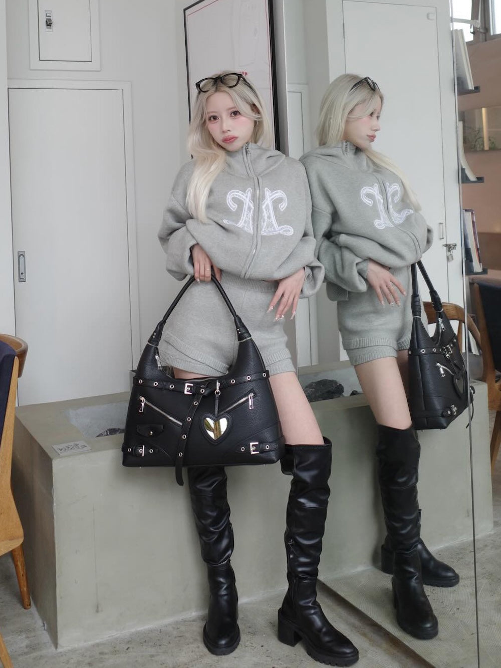サイズ：XS　カラー：BLK