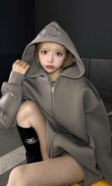モデル：155cm（着用サイズ：FREE　着用カラー：GRY）