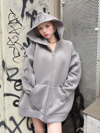 モデル：155cm（着用サイズ：FREE　着用カラー：GRY）