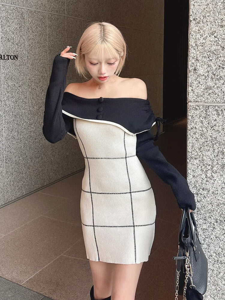 LIZLISA ミニワンピース トップス レース 編み上げリボン - メルカリ