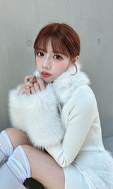 モデル：155cm（着用サイズ：FREE　着用カラー：WHT）