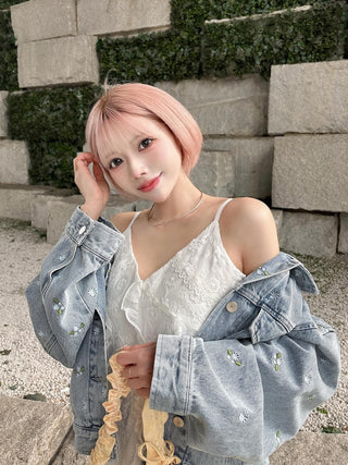 モデル：155cm（着用サイズ：FREE　着用カラー：I-BLU）