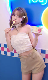 モデル：155cm（着用サイズ：S　着用カラー：BEG）