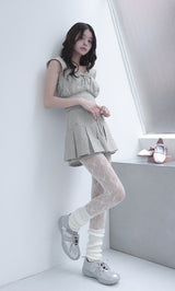 モデル：160cm（着用サイズ：FREE　着用カラー：GRY）