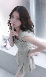 モデル：160cm（着用サイズ：FREE　着用カラー：GRY）