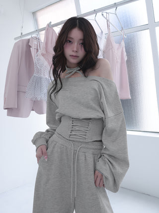 モデル：160cm（着用サイズ：FREE　着用カラー：GRY）