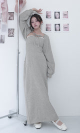 モデル：160cm（着用サイズ：FREE　着用カラー：GRY）