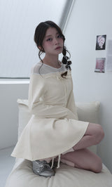 モデル：160cm（着用サイズ：FREE　着用カラー：WHT）