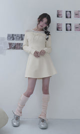 モデル：160cm（着用サイズ：FREE　着用カラー：WHT）